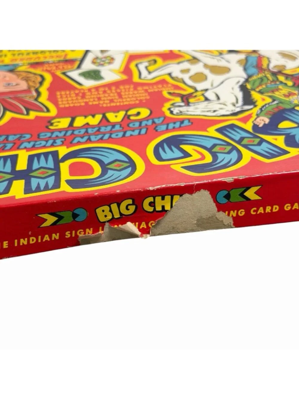 Vintage Let’s Play Big Chief Board Game Indian Sign Language- Complete!